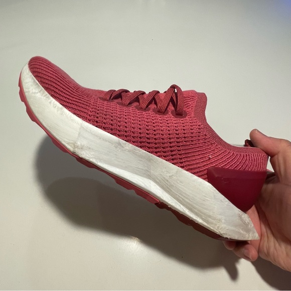 ALL BIRDS - Mens Tree Flyer Running Shoes, Lux Pink Blizzard - Picture 7 of 15